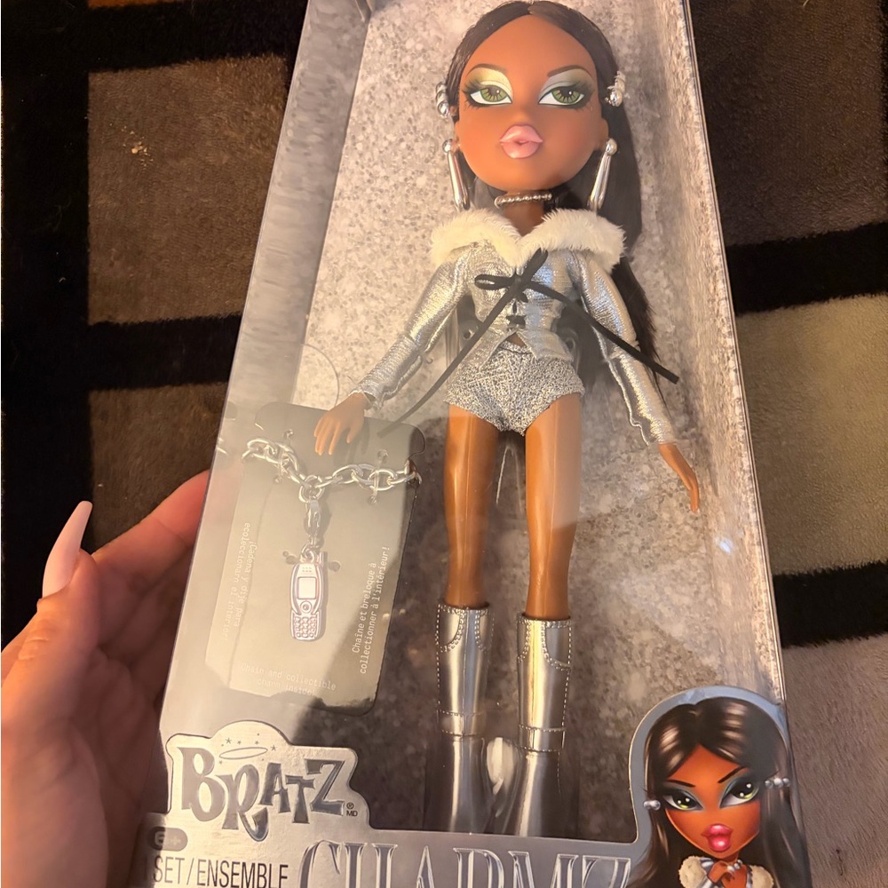 Bratz Doll in Shimmering Silver Outfit